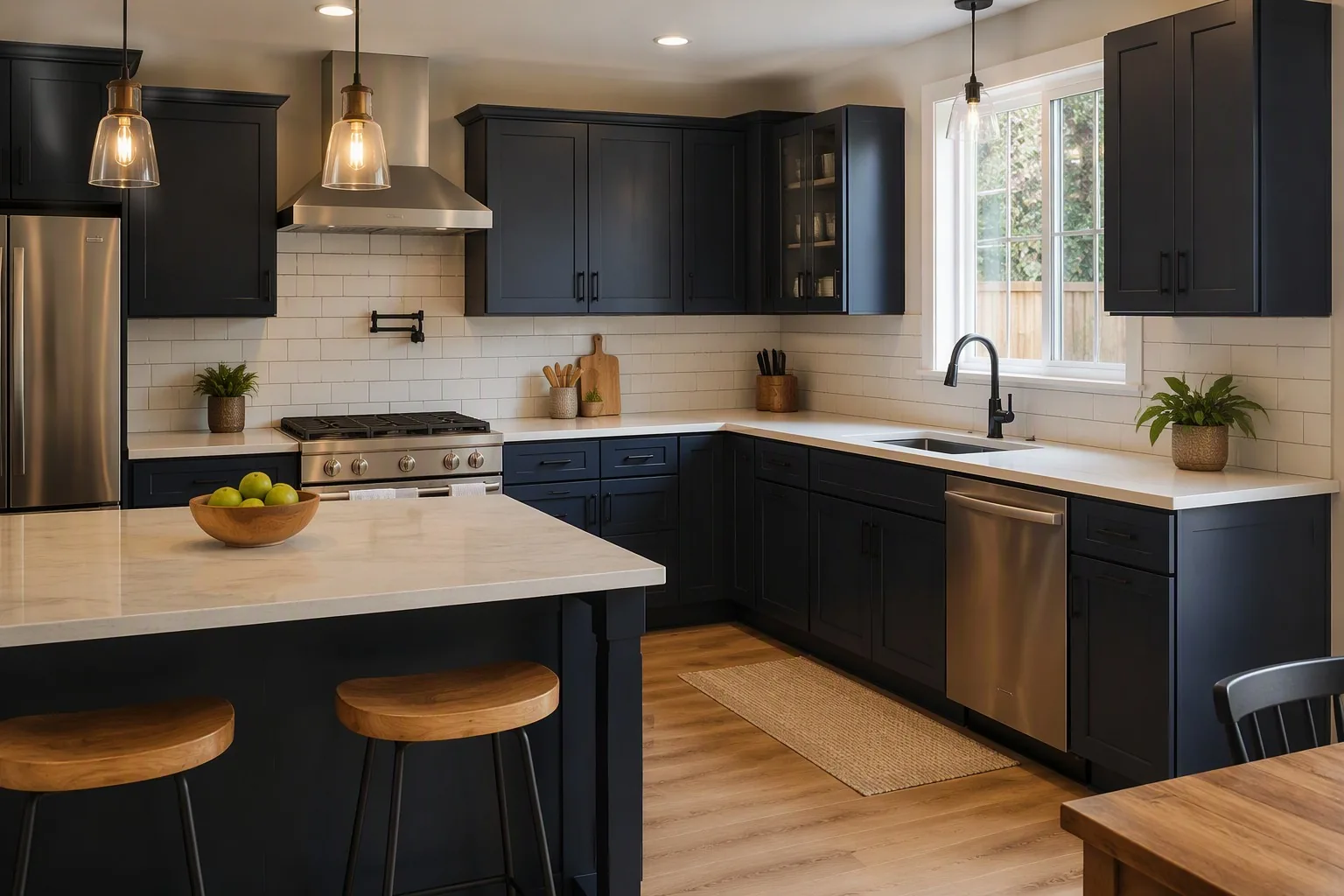 Kitchen facelift transformation in an Aurora Colorado ranch home