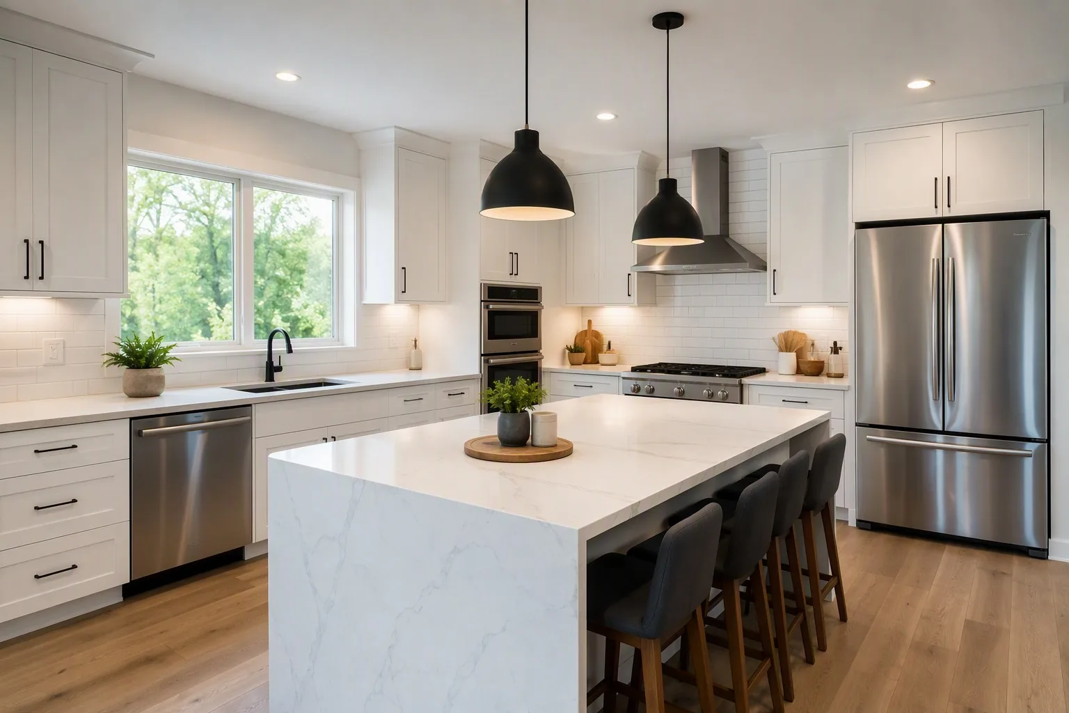 Kitchen remodel cost breakdown for a renovated Denver area ranch home